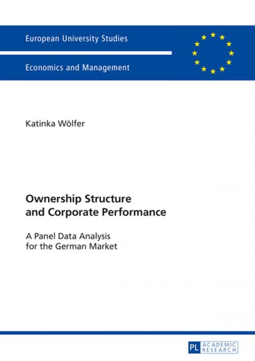 Cover of the book Ownership Structure and Corporate Performance by Katinka Wölfer, Peter Lang