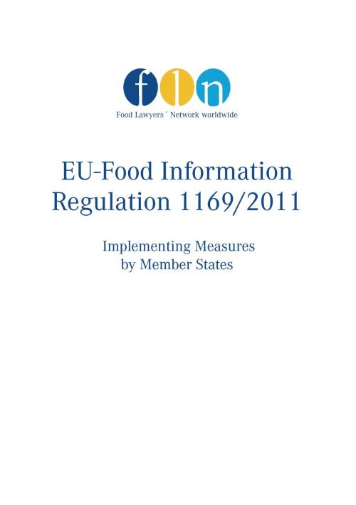 Cover of the book EU-Food Information Regulation 1169/2011 by , Books on Demand