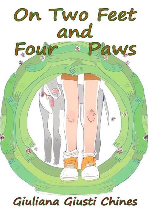Cover of the book On two feet and four paws by Giuliana Giusti Chines, Youcanprint