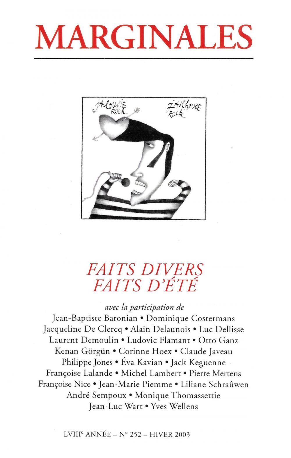 Big bigCover of Faits divers, faits d'été