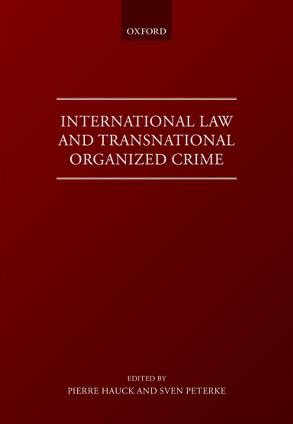 Big bigCover of International Law and Transnational Organised Crime