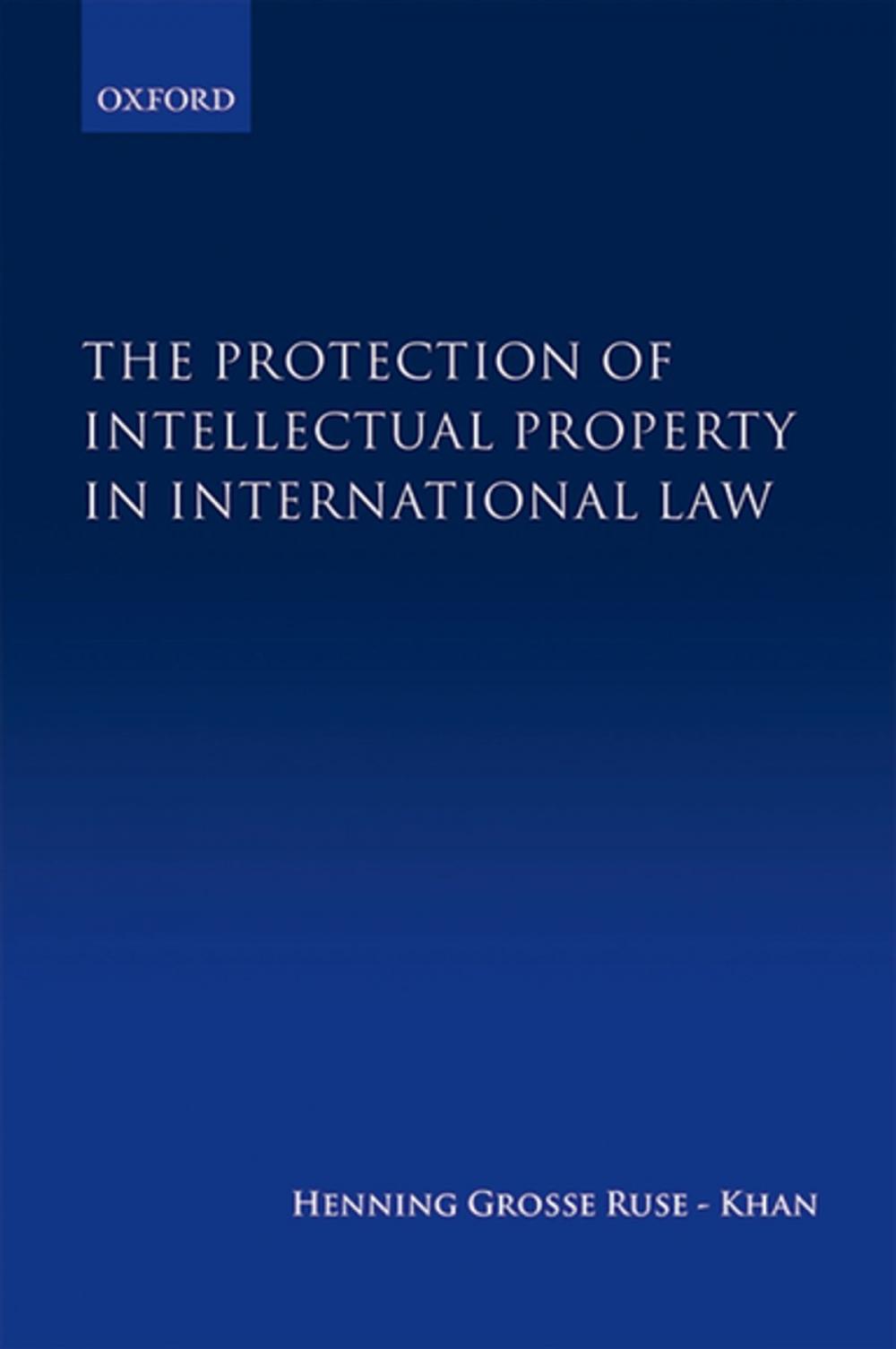 Big bigCover of The Protection of Intellectual Property in International Law