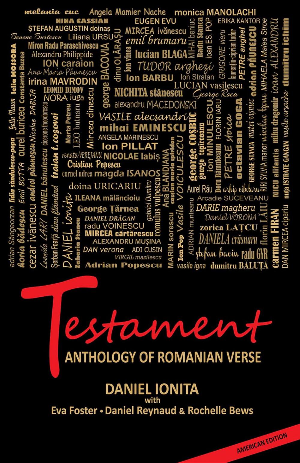 Big bigCover of Testament - Anthology of Romanian Verse