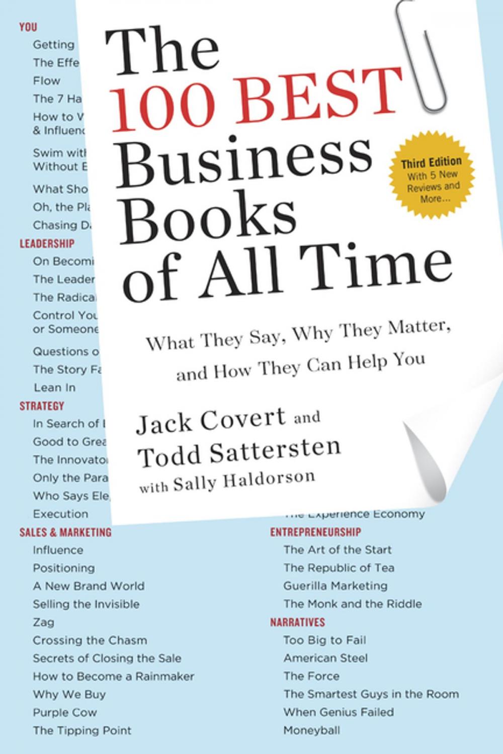 Big bigCover of The 100 Best Business Books of All Time