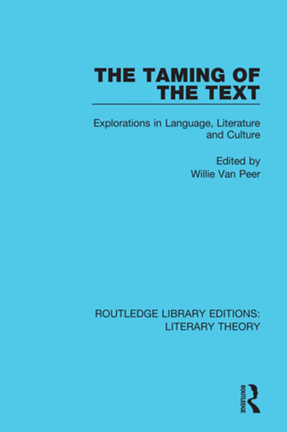 Big bigCover of The Taming of the Text