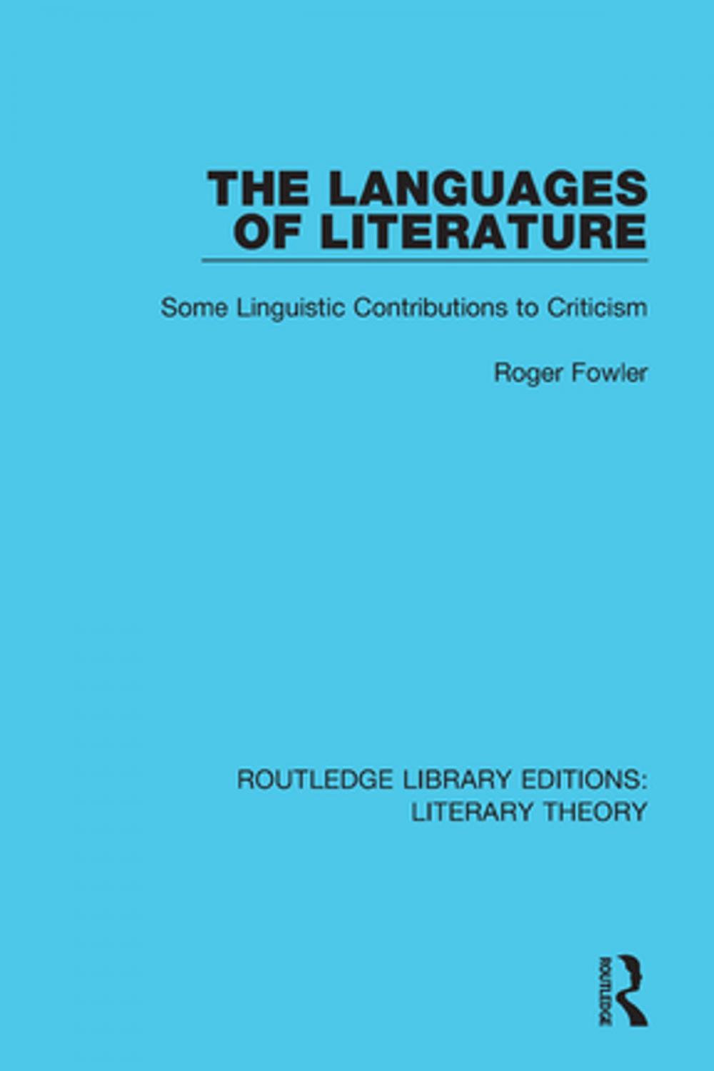 Big bigCover of The Languages of Literature