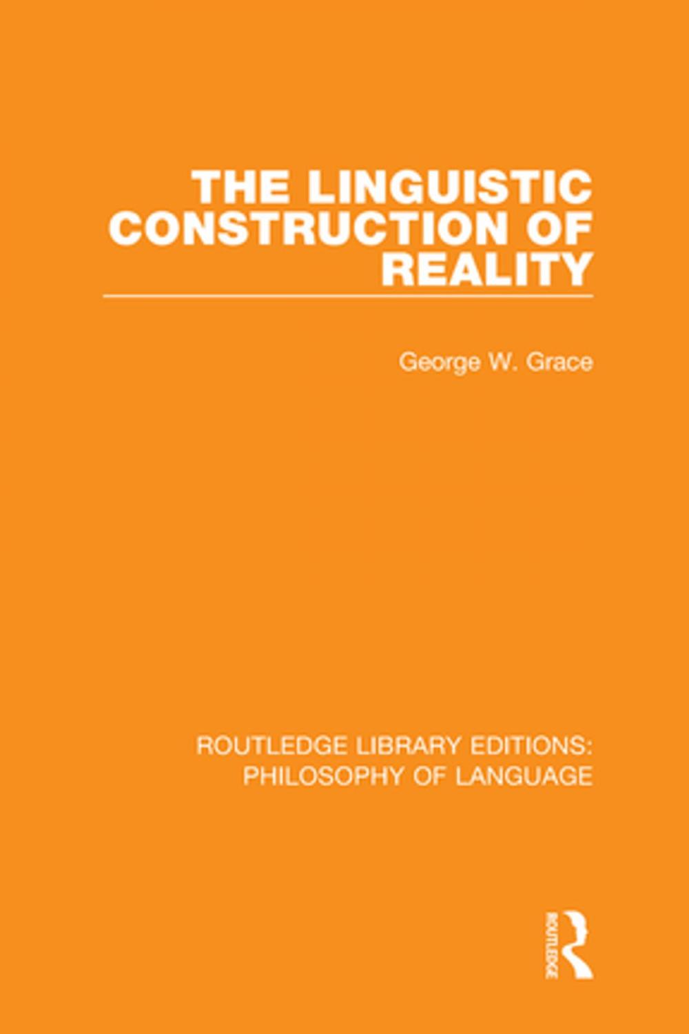 Big bigCover of The Linguistic Construction of Reality