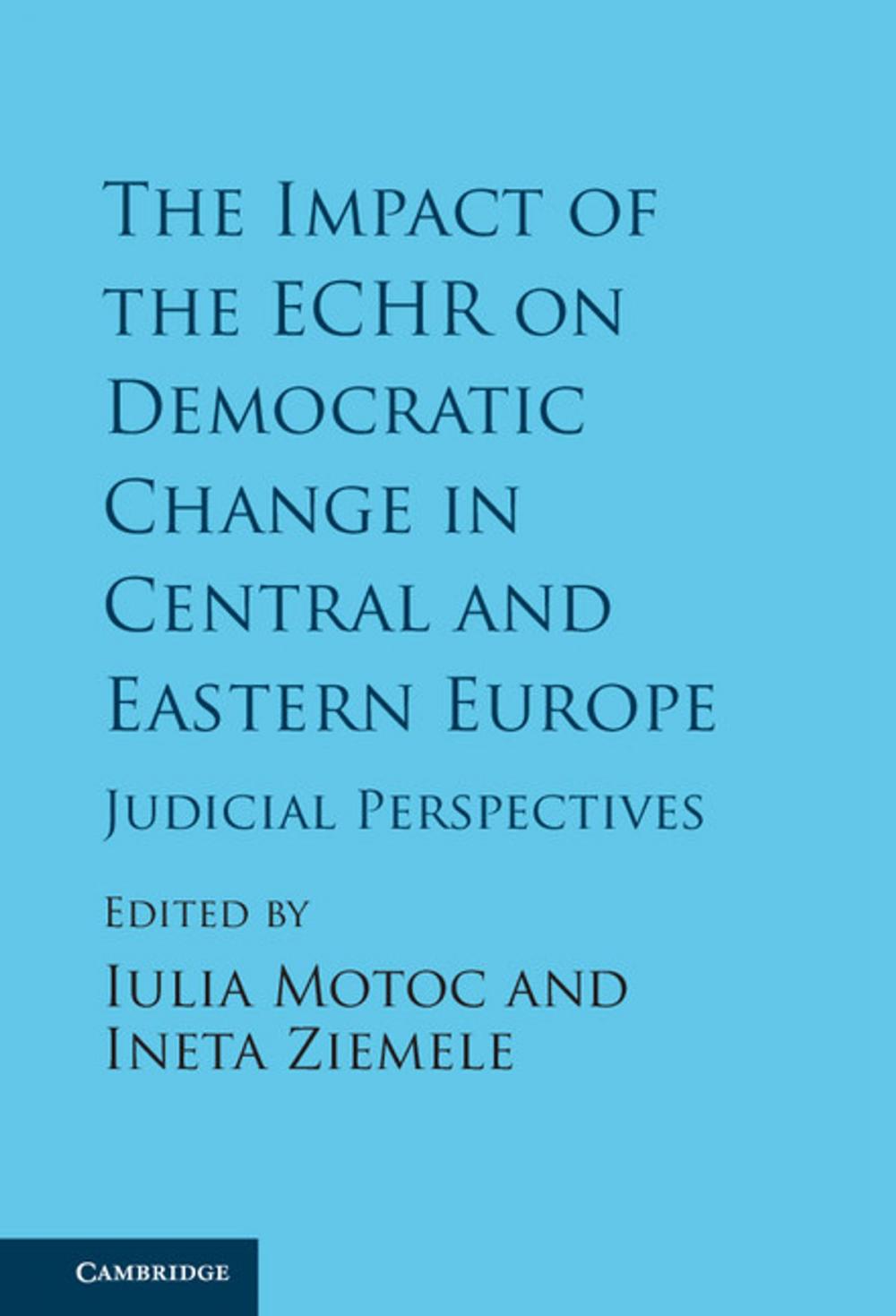 Big bigCover of The Impact of the ECHR on Democratic Change in Central and Eastern Europe