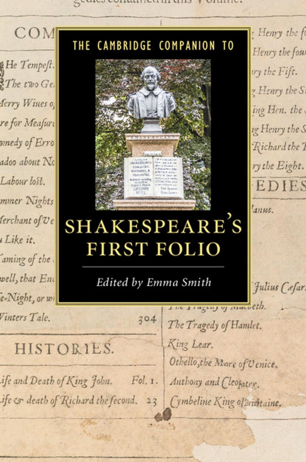 Big bigCover of The Cambridge Companion to Shakespeare's First Folio