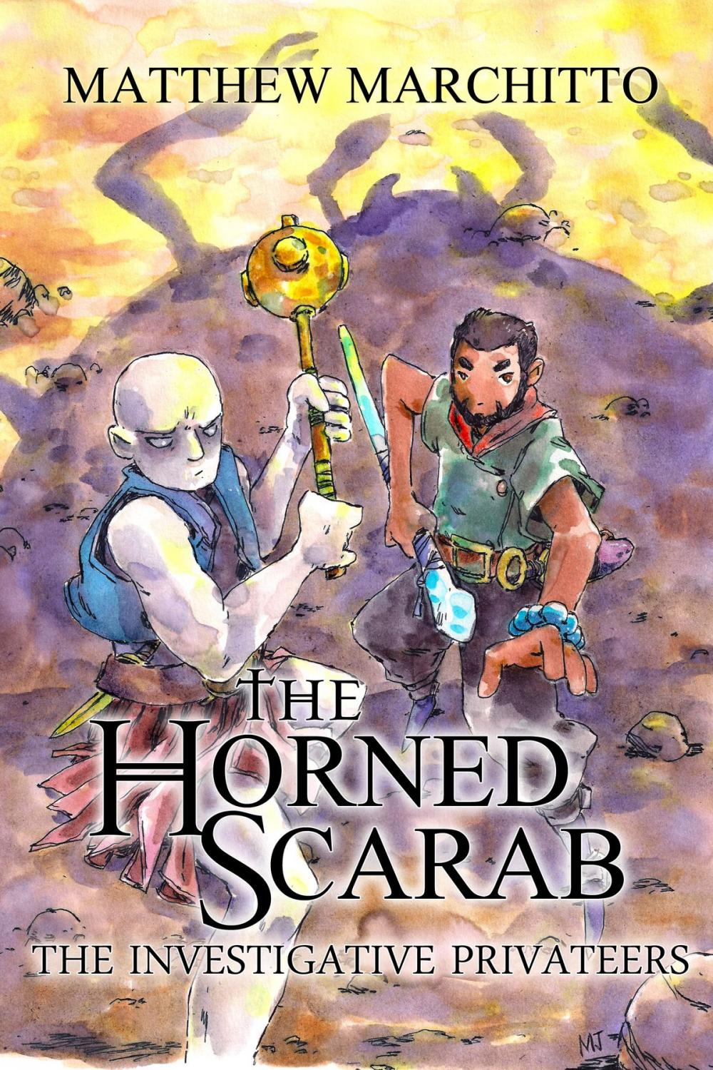 Big bigCover of The Horned Scarab