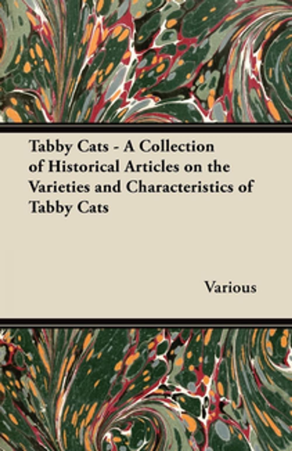 Big bigCover of Tabby Cats - A Collection of Historical Articles on the Varieties and Characteristics of Tabby Cats