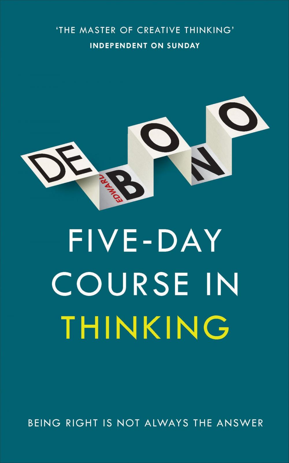 Big bigCover of Five-Day Course in Thinking