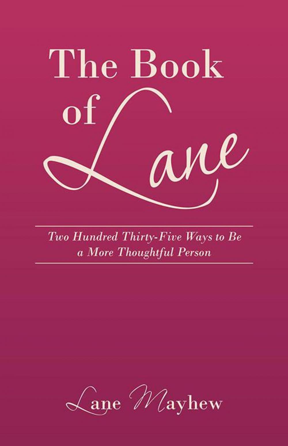 Big bigCover of The Book of Lane