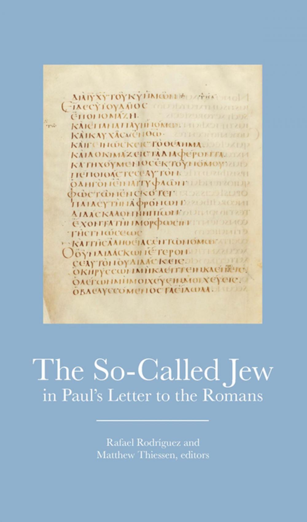 Big bigCover of The So-Called Jew in Paul's Letter to Romans