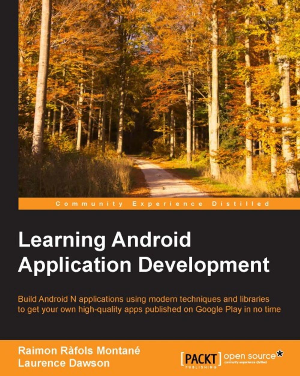 Big bigCover of Learning Android Application Development