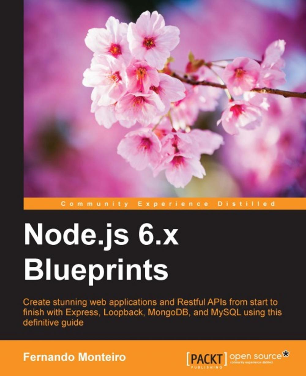 Big bigCover of Node.js 6.x Blueprints