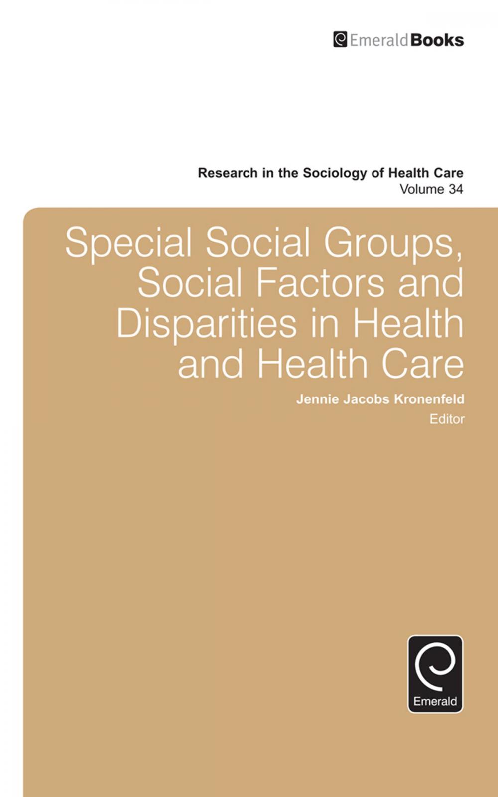 Big bigCover of Special Social Groups, Social Factors and Disparities in Health and Health Care