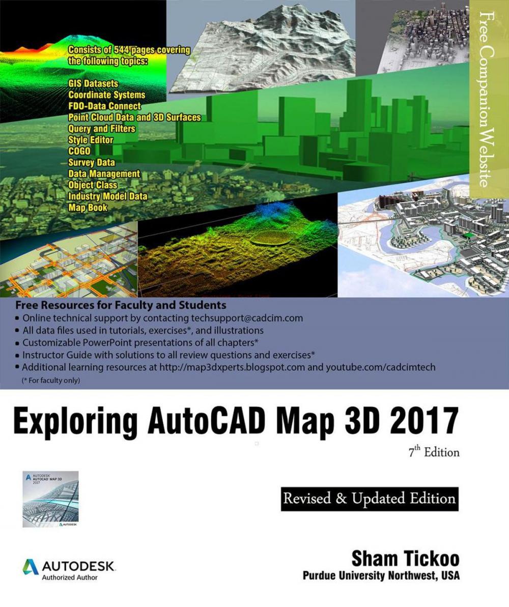 Big bigCover of Exploring AutoCAD Map 3D 2017, 7th Edition