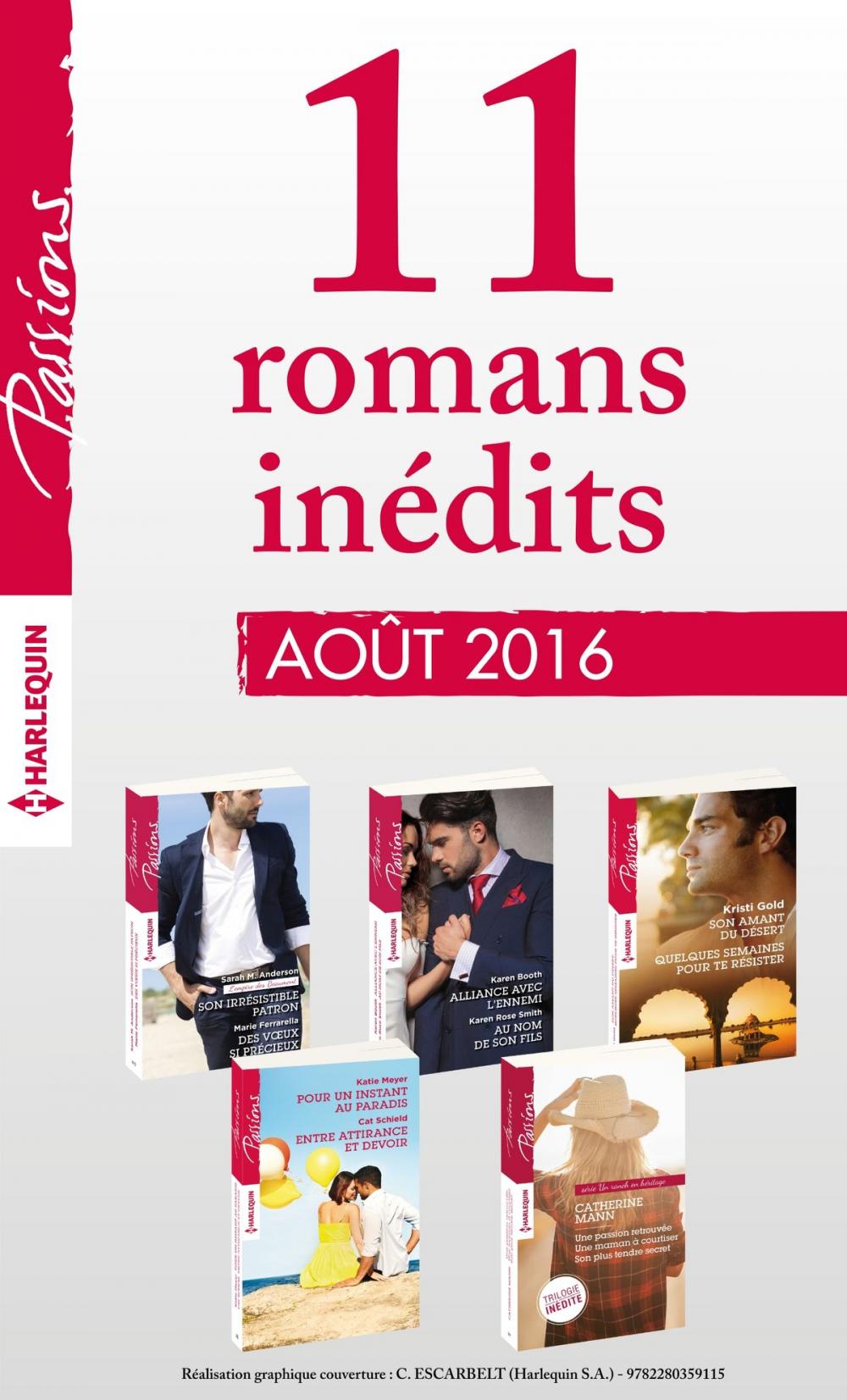 Big bigCover of 11 romans Passions (n°610 à 614 - Août 2016)