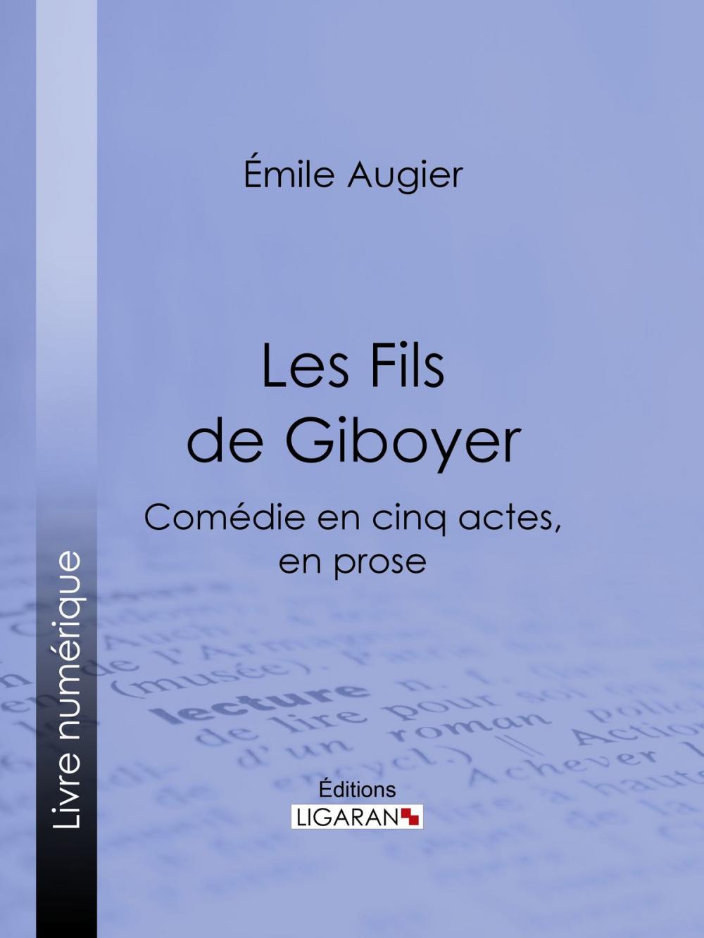 Big bigCover of Les Fils de Giboyer