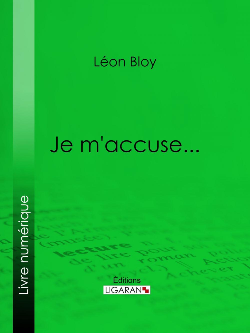 Big bigCover of Je m'accuse...