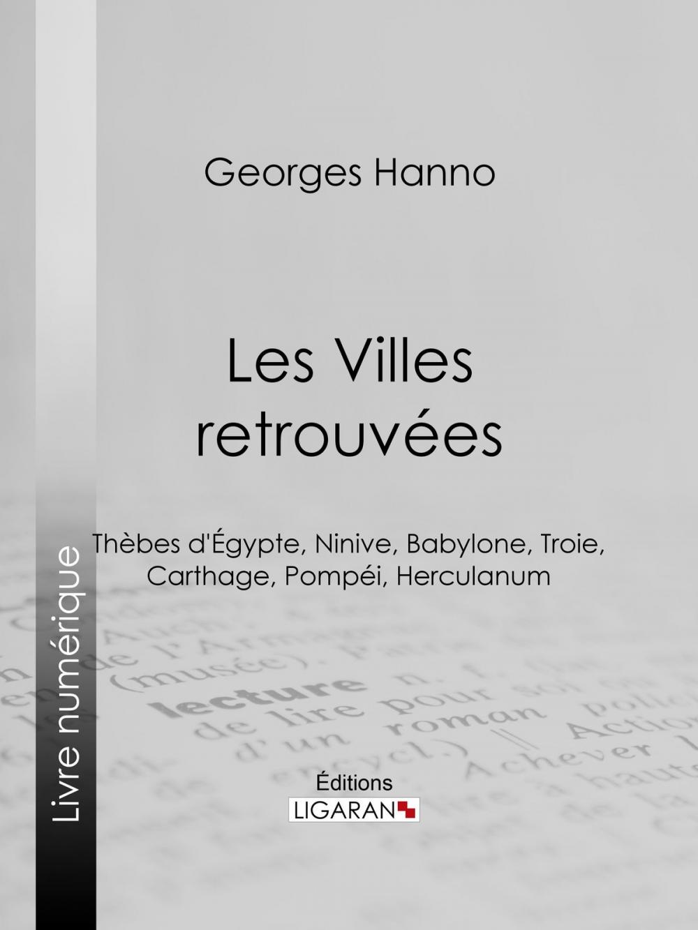 Big bigCover of Les Villes retrouvées