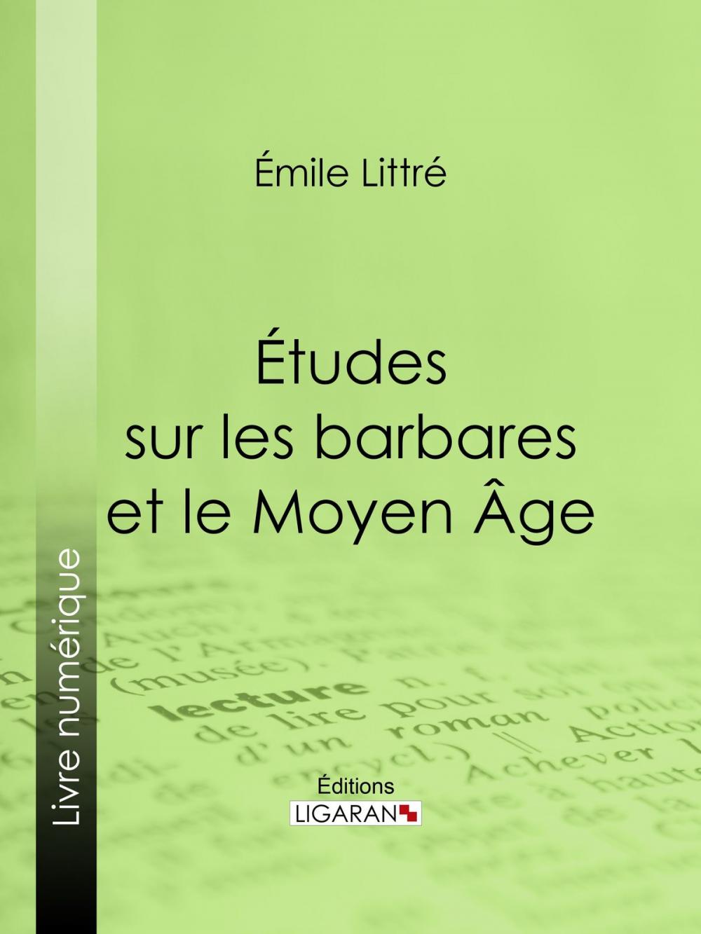 Big bigCover of Études sur les barbares et le Moyen Âge