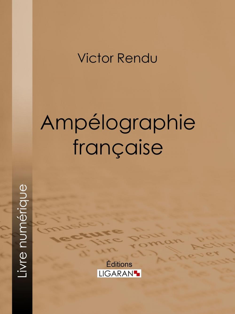 Big bigCover of Ampélographie française