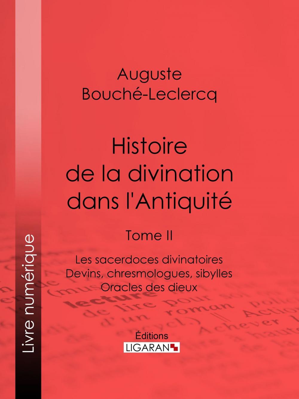 Big bigCover of Histoire de la divination dans l'Antiquité