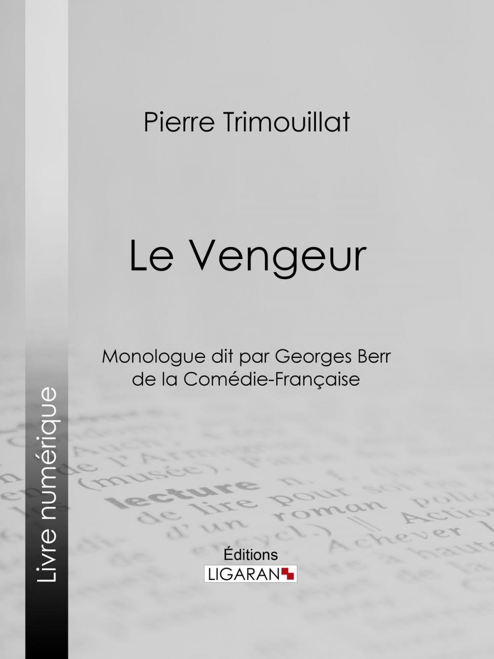 Big bigCover of Le Vengeur