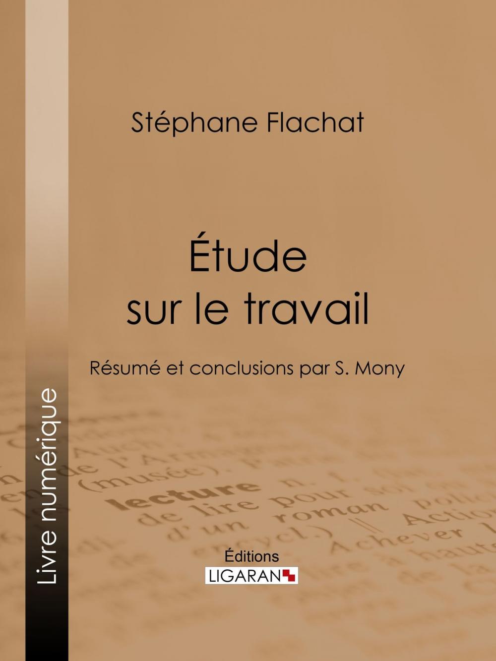 Big bigCover of Étude sur le travail