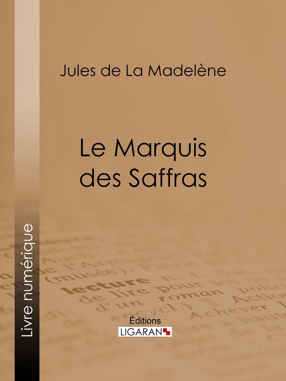 Big bigCover of Le Marquis des Saffras