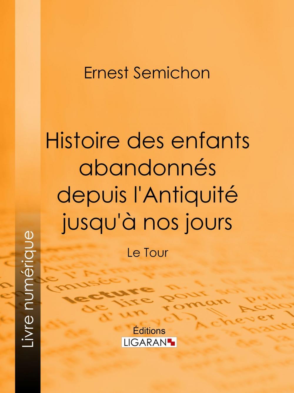 Big bigCover of Histoire des enfants abandonnés depuis l'Antiquité jusqu'à nos jours