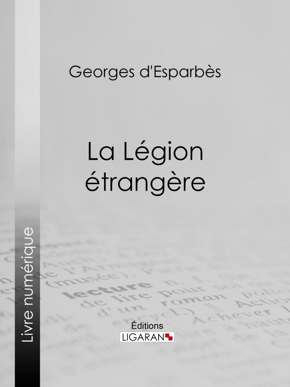 Big bigCover of La Légion étrangère