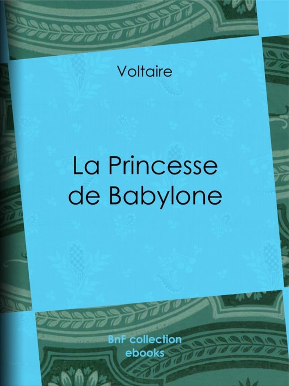 Big bigCover of La Princesse de Babylone