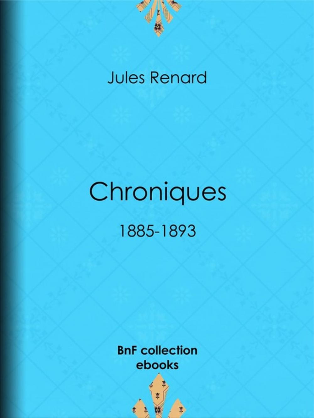 Big bigCover of Chroniques 1885-1893