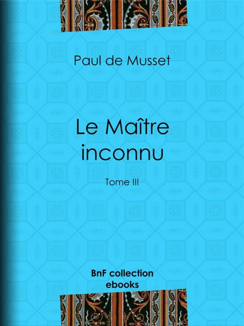 Big bigCover of Le Maître inconnu