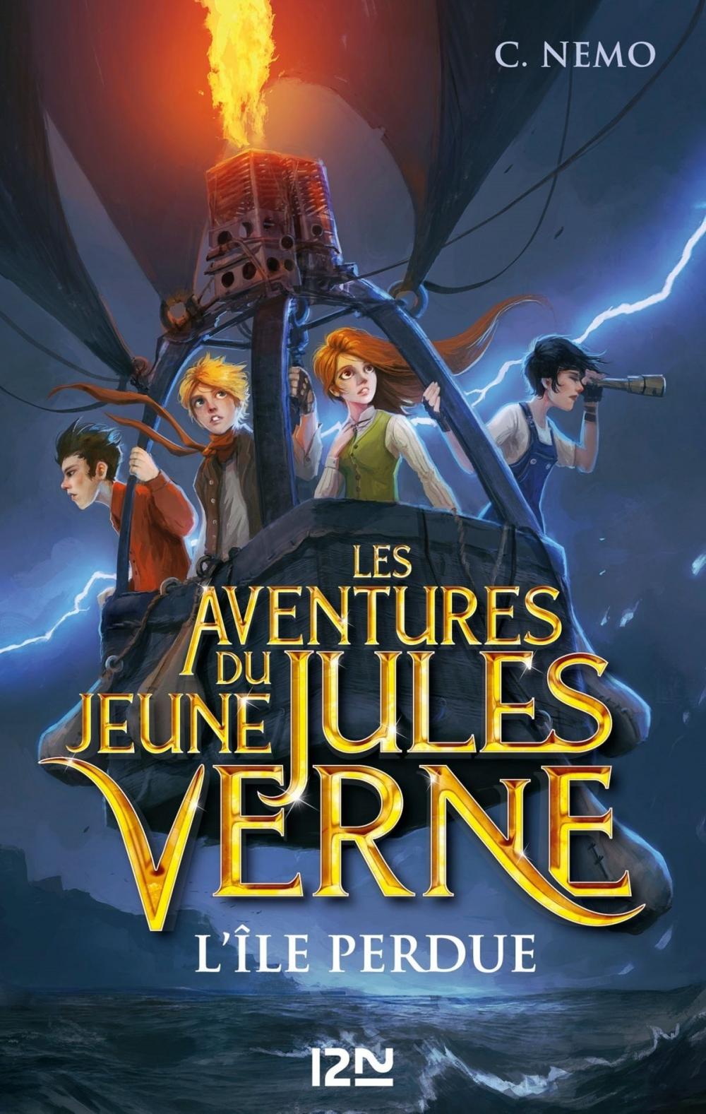 Big bigCover of Les Aventures du jeune Jules Verne - tome 1 : L'île perdue