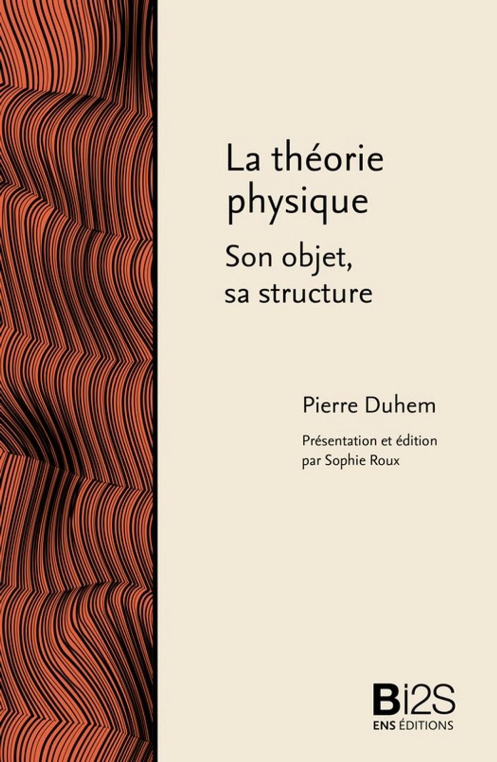 Big bigCover of La théorie physique. Son objet, sa structure