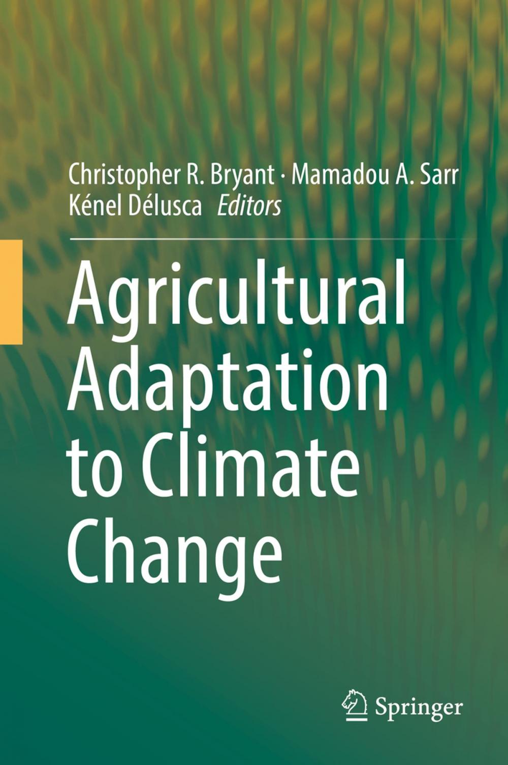 Big bigCover of Agricultural Adaptation to Climate Change