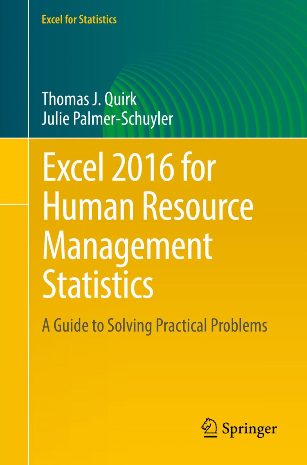 Big bigCover of Excel 2016 for Human Resource Management Statistics