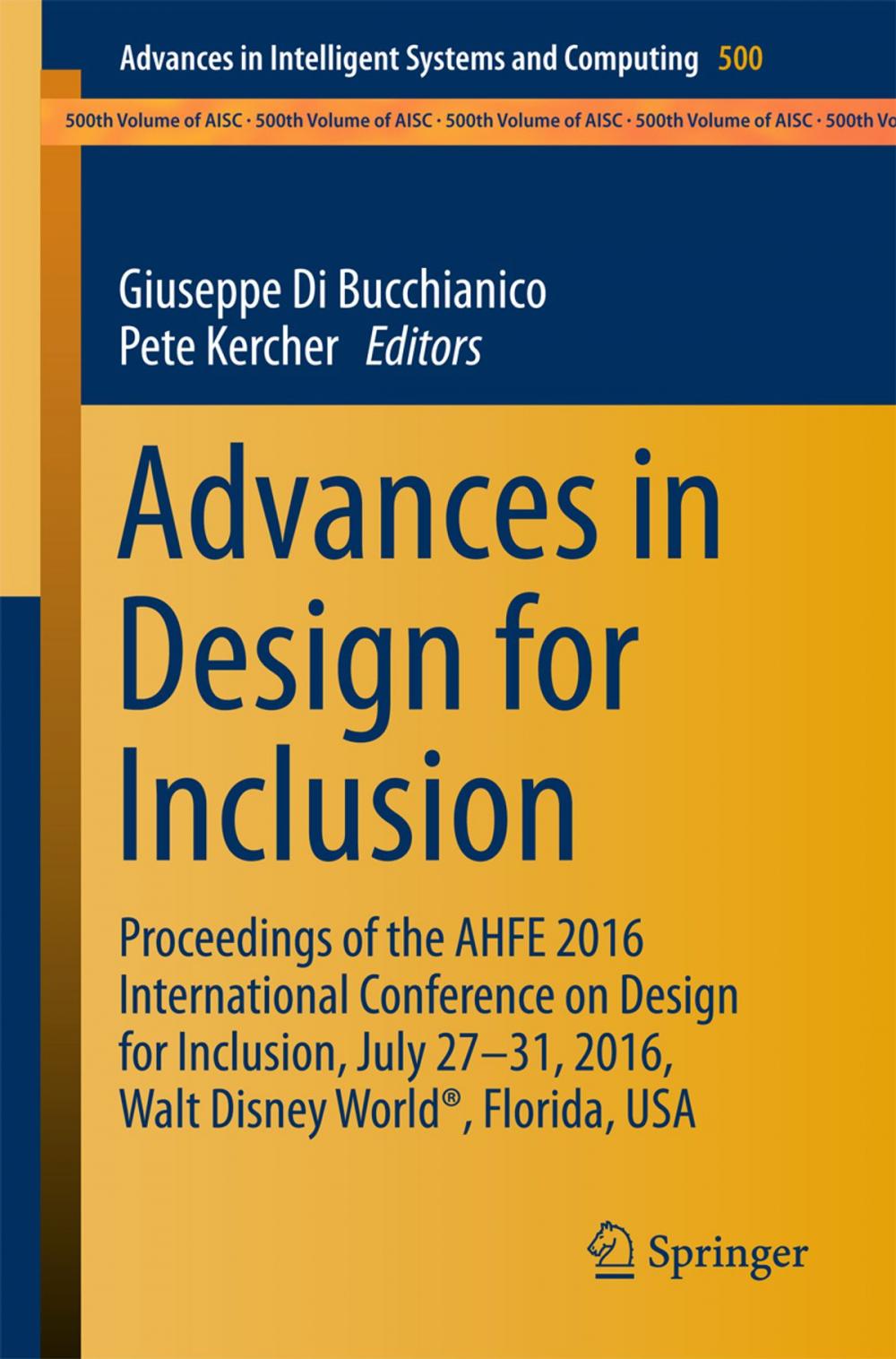 Big bigCover of Advances in Design for Inclusion