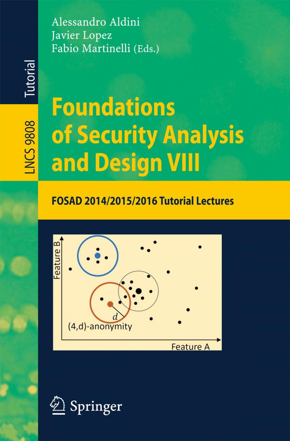 Big bigCover of Foundations of Security Analysis and Design VIII