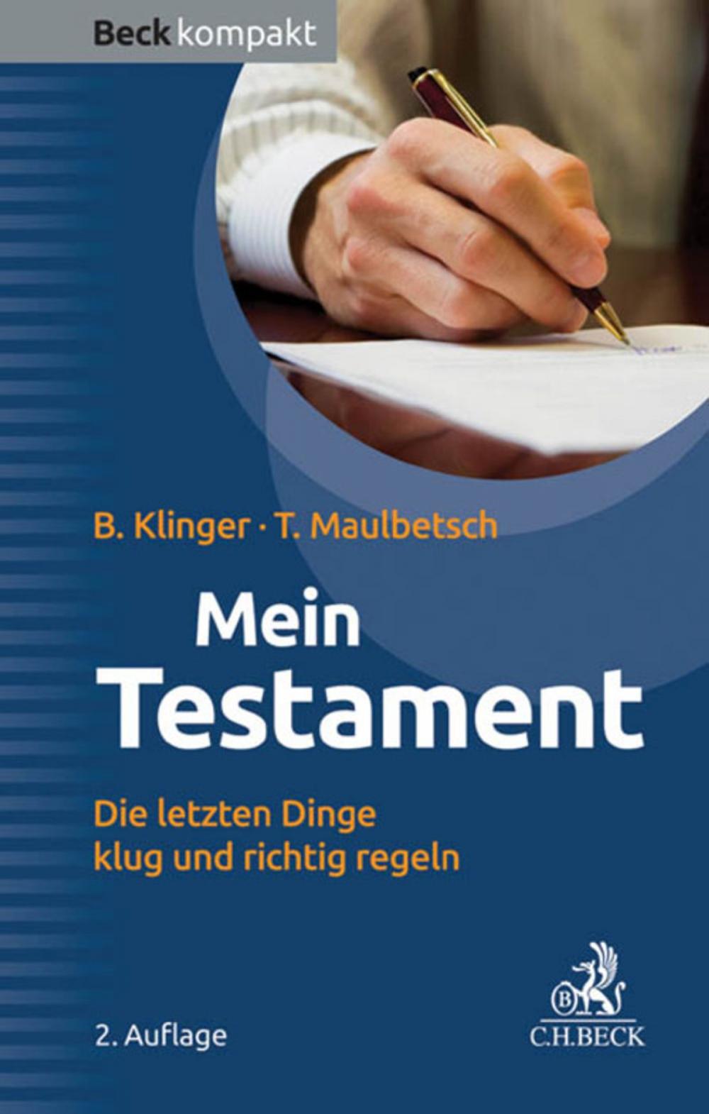 Big bigCover of Mein Testament