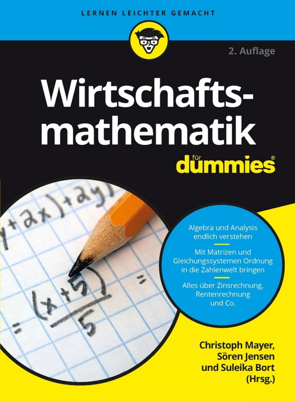 Big bigCover of Wirtschaftsmathematik für Dummies