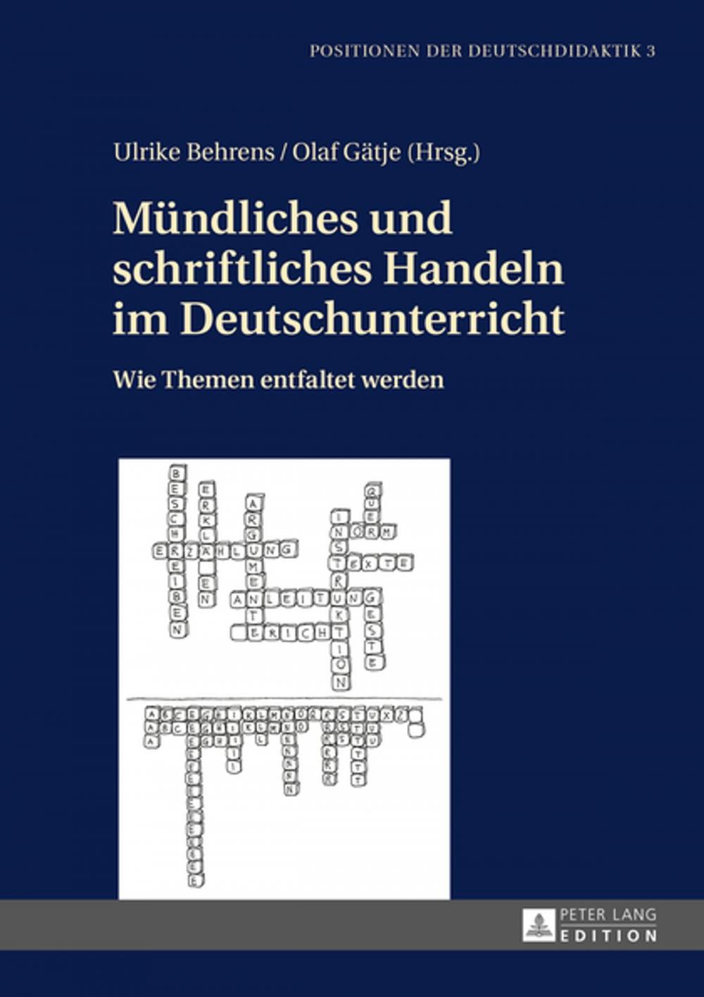 Big bigCover of Muendliches und schriftliches Handeln im Deutschunterricht