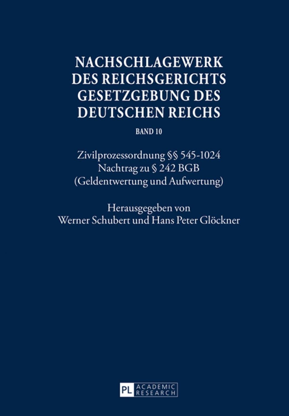 Big bigCover of Nachschlagewerk des Reichsgerichts Gesetzgebung des Deutschen Reichs