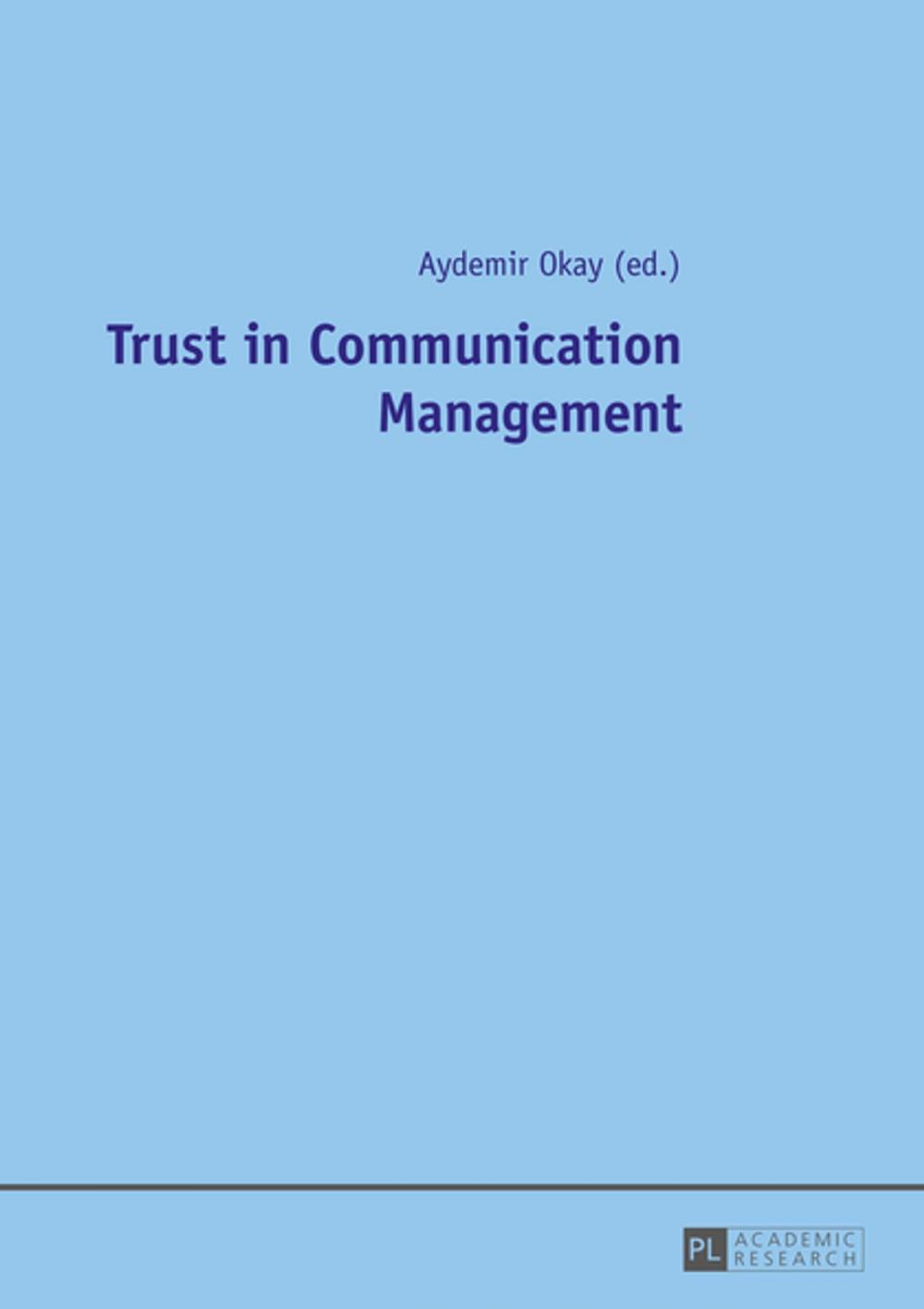 Big bigCover of Trust in Communication Management