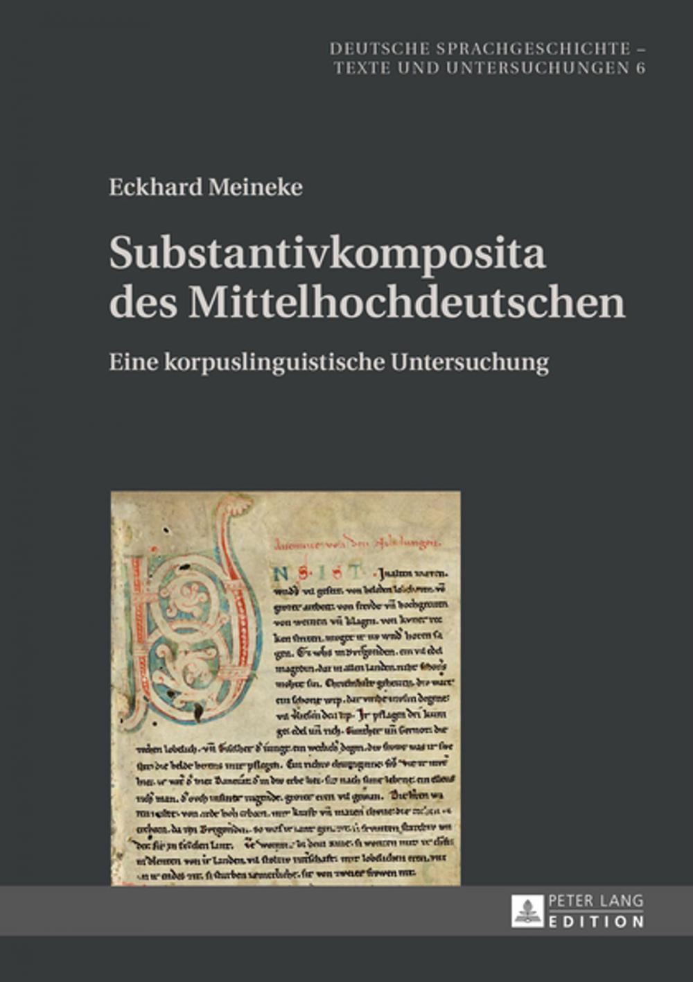 Big bigCover of Substantivkomposita des Mittelhochdeutschen