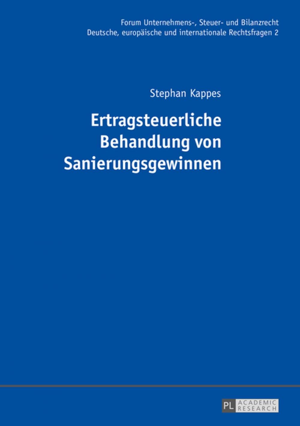 Big bigCover of Ertragsteuerliche Behandlung von Sanierungsgewinnen